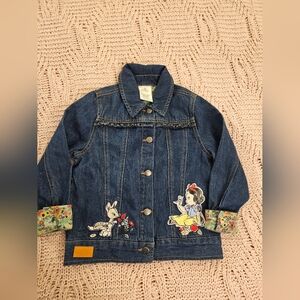 Disney Animators SNOW WHITE Girls Toddler Jean Denim Jacket Coat 4